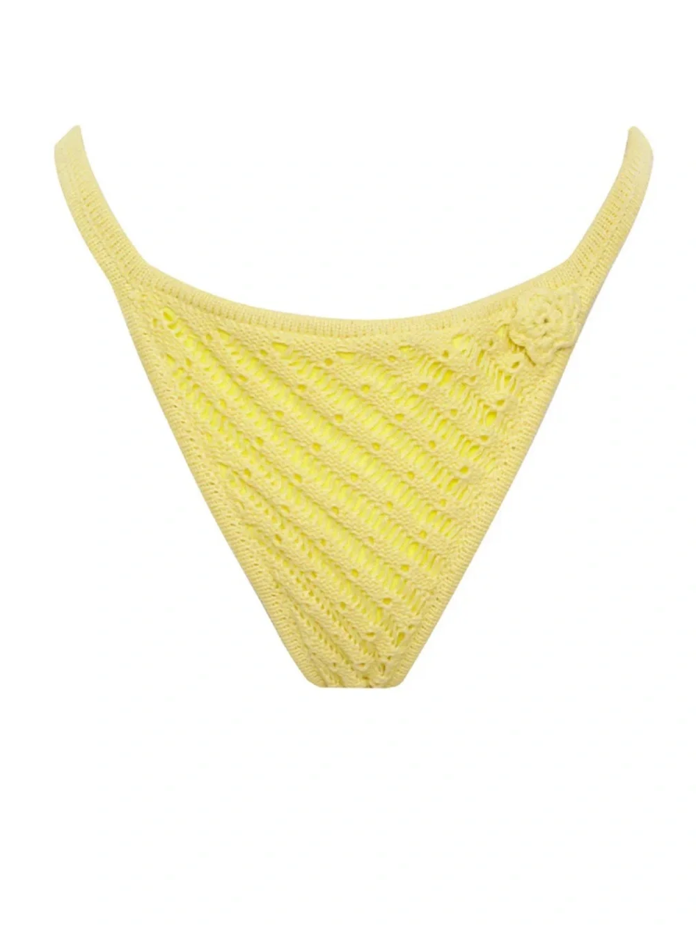 Frankies Bikinis Tide Crochet Triangle Bikini Top and Bottom